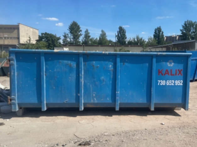 Duży kontener KALIX 18 m³ na odpady i gruz Częstochowa